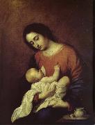 Francisco de Zurbaran The Virgin Mary and Christ Spain oil painting artist